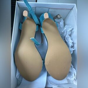 Sparkly Blue Sandals